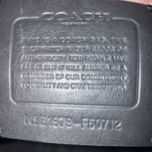 Coach Graham Foldover Tote - EUC Black 15x14 inches - Picture 3 of 16